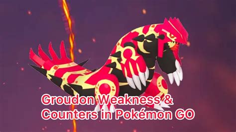 groudon weakness|what counters groudon.